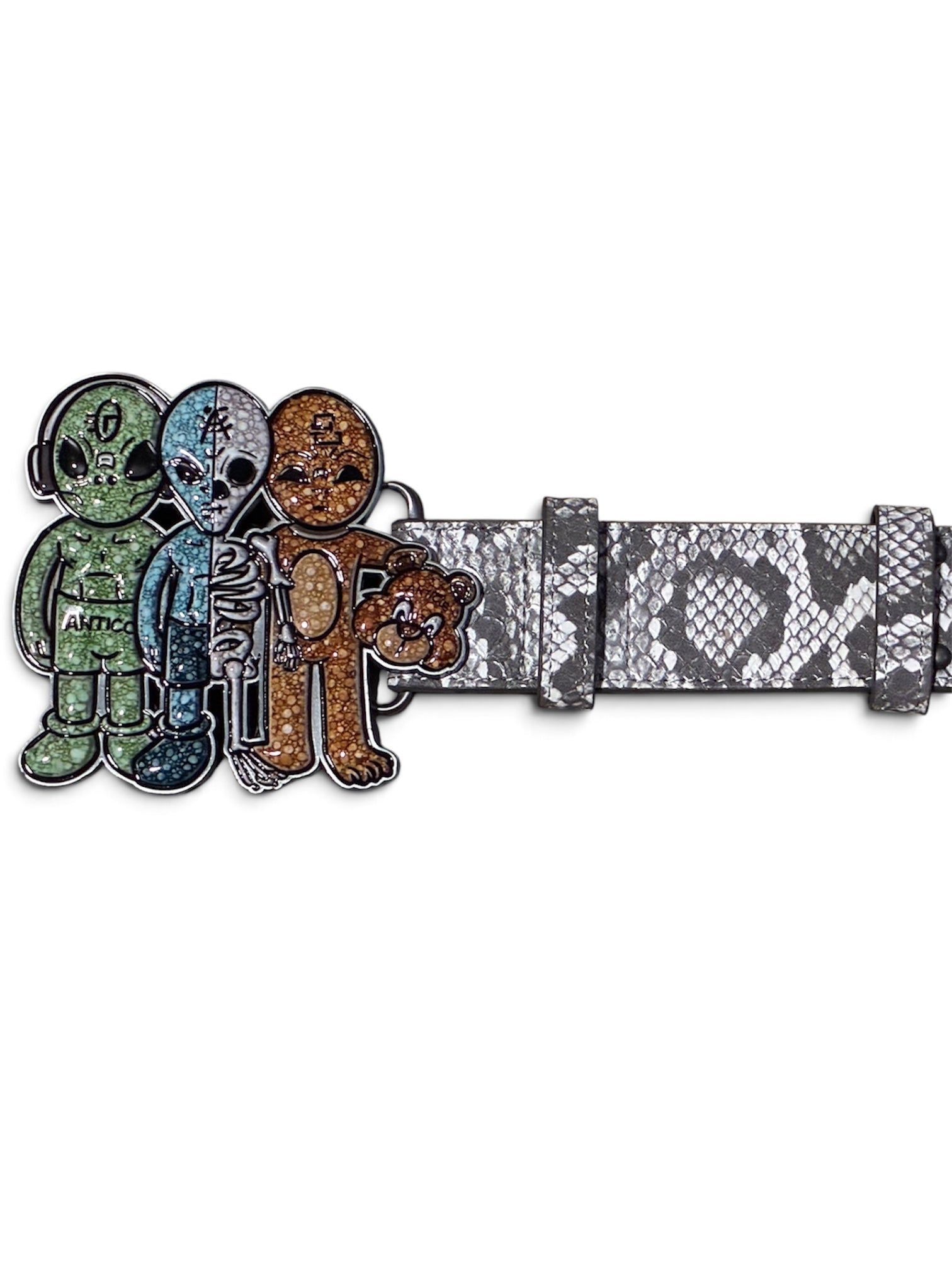 3 Musketeers Metal Rivets Belt