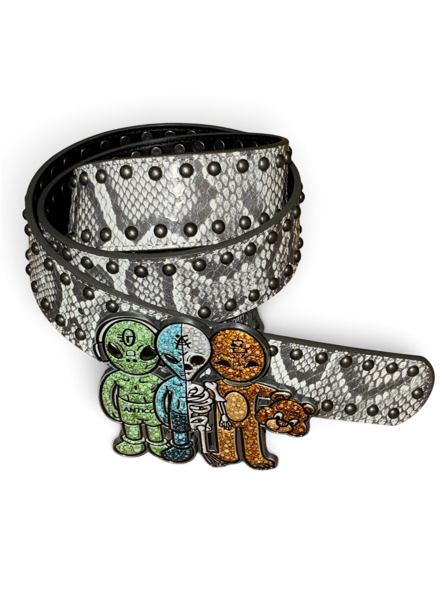 3 Musketeers Metal Rivets Belt